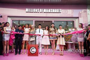 Paris Hilton, Zendaya Coleman, Xiaoming Huang, Angelababy, Angela Yeung and Monica Gabor - Millions of Milkshakes CEO Monica Gabor hosted...