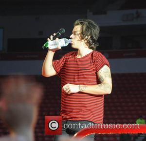 Harry Styles - One Direction kick off 'Where We Are Tour' in Sunderland - Sunderland, United Kingdom - Wednesday 28th...