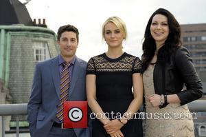 Taylor Schilling, Jason Biggs and Laura Prepon - Netflix exclusive series 'Orange Is The New Black' Photocall at the Soho...
