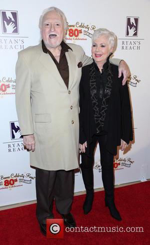 Marty Ingels and Shirley Jones - Pat Boone's 80th birthday celebrity roast at The Beverly Hilton Hotel - Arrivals -...