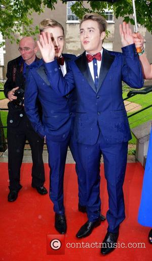 Jedward - Pride of Ireland Awards 2014 at The Mansion House - Arrivals - Dublin, Ireland - Tuesday 3rd June...