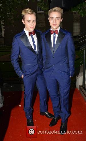Jedward - Pride of Ireland Awards 2014 at The Mansion House - Arrivals - Dublin, Ireland - Tuesday 3rd June...