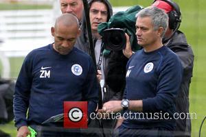 Jose Mourinho - Soccer Aid 2014 Rest of the World team training session - London, United Kingdom - Wednesday 4th...