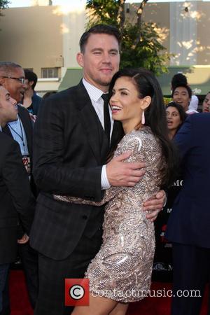 Channing Tatum and Jenna Dewan-Tatum - Premiere of '22 Jump Street' held at The Regency Village Theatre in Westwood -...