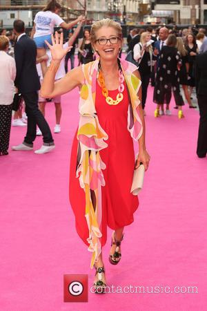 Emma Thompson - Walking on Sunshine UK premiere held at the Vue cinema - Arrivals - London, United Kingdom -...