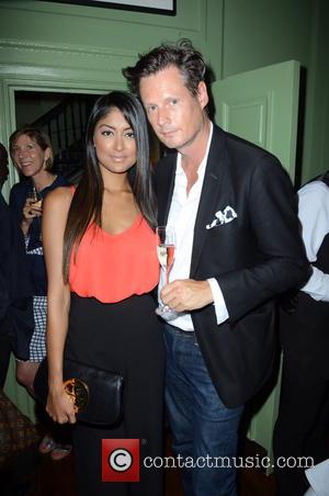 Farah Sattaur and Percy Parker (PPQ) - Aston Martin SS15 collection by Bespoke HQ - Launch Party at L'Escargot London...