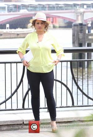 Nadia Sawalha - ITV's chat and gossip show 'Loose Women' filming on London's Southbank - London, United Kingdom - Thursday...