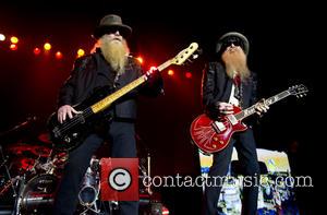 Billy Gibbons and Dusty Hill - ZZ Top performing live on stage at the Heineken Music Hall - Amsterdam, Netherlands...