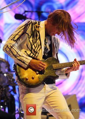 Arcade Fire and Tim Kingsbury - Glastonbury Festival 2014 - Performances - Day 2 - Arcade Fire - Glastonbury, United...