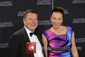 Diana Iljine and Josef Schmid - Celebrities attending the opening night of the Munich Film Festival at Mathaeser Filmpalast -...