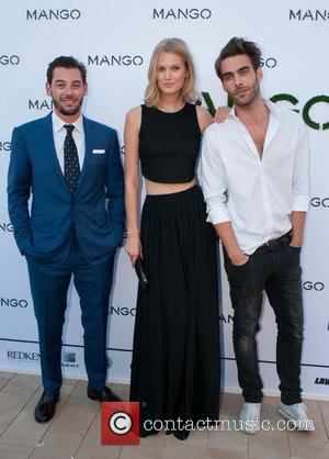 Toni Garrn and Jon Kortajarena - Model Toni Garrn, the girlfriend of actor Leonardo DiCaprio, at Mango's fashion show as...