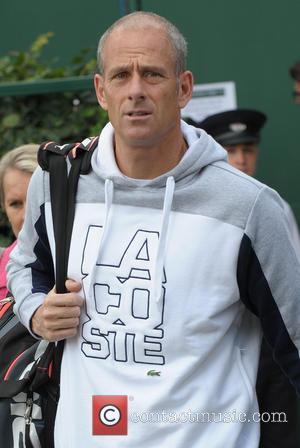Guy Forget - Celebrities arriving at Wimbledon - London, United Kingdom - Monday 30th June 2014