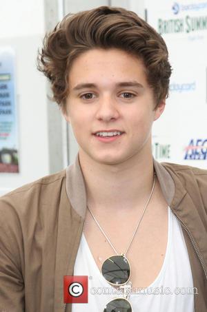 The Vamps and Brad Simpson - Backstage at British Summer Time in Hyde Park. London - London, United Kingdom -...