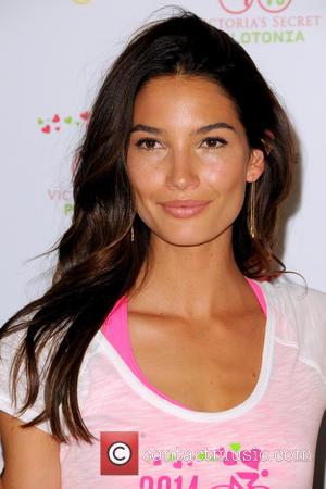 Lily Aldridge - Victoria's Secret Angels attend a photocall at Soul Cycle - New York City, New York, United States...