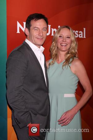 Jason Isaacs and Anne Heche - Celebrities attend NBCUniversal's 2014 Summer TCA Tour - Day 2 - Arrivals at THE...