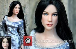 Liv Tyler and Arwen - Accomplishing this feat requires many photos of the famous person/character, plenty of time, and a...