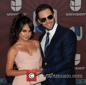 becky g and isaac reyes - Premios Juventud 2014 at The BankUnited Center - Arrivals - Coral Gables, Florida, United...