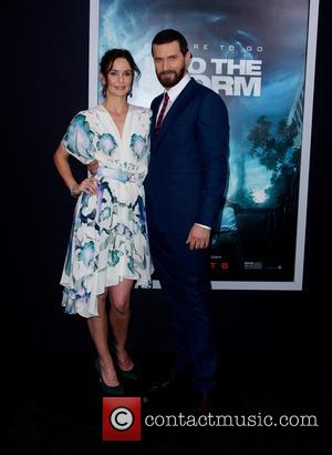 Sarah Wayne Callies and Richard Armitage - World premiere of 'Into The Storm' at AMC Lincoln Square Theater - Red...