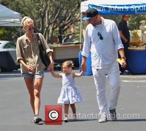 Ruby Stewart and Delilah del Toro - Kimberly Stewart takes daughter Delilah to a Beverly Hills Farmer's Market to buy...