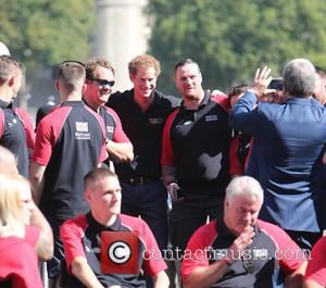 Prince Harry - Prince Harry introduces the British Armed Forces team to the Invictus games - London, United Kingdom -...
