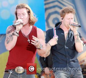 Tyler Hubbard and Brian Kelley - Florida Georgia Line performs live on the 'Good Morning America' 2014 Summer Concert Series...