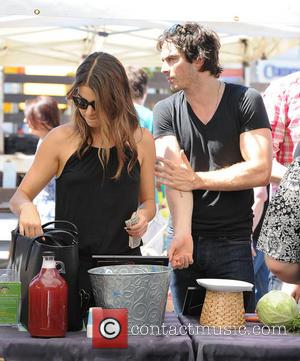 Nikki Reed and Ian Somerhalder - Nikki Reed and Ian Somerhalder shop for Pomegranate Kombuche - Los Angeles, California, United...