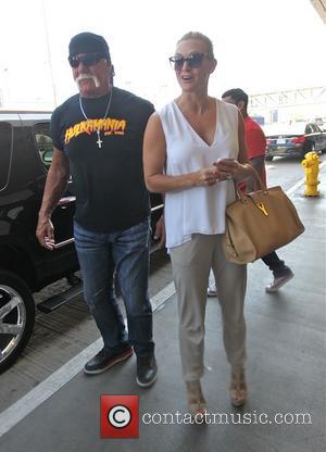 Hulk Hogan and Jennifer McDaniel - Hulk Hogan and Jennifer McDaniel at Los Angeles International Airport (LAX) - Los Angeles,...