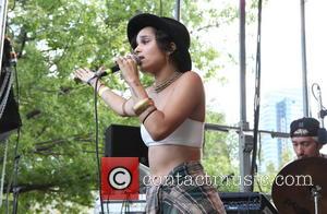 Zoe Kravitz and of Lola Wolf - AfroPunk Festival 2014 at Commodore Barry Park - Day 2 - Performances -...