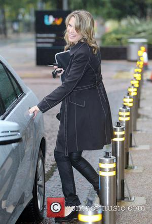 Charlotte Hawkins - Charlotte Hawkins outside ITV Studios - London, United Kingdom - Monday 25th August 2014