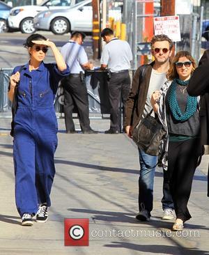 Sarah Silverman and Michael Sheen - Sarah Silverman and Michael Sheen arrive at the 'Jimmy Kimmel Live' studios in Hollywood...