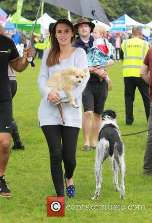 Lucy Watson - Celebrities were photographed holding puppies at Primrose Hill in London, during the Pup Aid 2014 event. -...