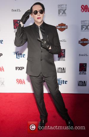 Marilyn Manson - Ahead of the premiere for FX’s seventh and final series of ‘Sons of Anarchy’, the stars were...