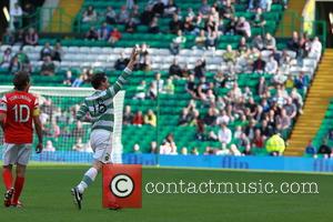 Louis Tomlinson and James McAvoy - MAESTRIO Charity Match at Celtic Park - Glasgow, United Kingdom - Sunday 7th September...