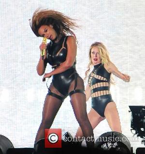 Beyonce - Celebrity super couple, pop star Beyonce and rapper Jay-Z perform in Paris as part of their their 'On...