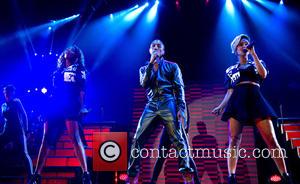 American singer songwriter Pharrell Williams performing live in concert in Amsterdam, Netherlands - Tuesday 23rd September 2014