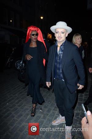 Boy George and Grace Jones - Snaps of guests including Boy George at the modern Italian restaurant and bar Gigi's...