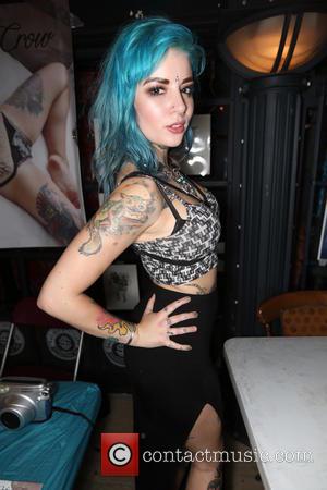 Rebbecca Crow - The 10th International London Tattoo Convention at Tobacco Dock - Day 1 - London, United Kingdom -...