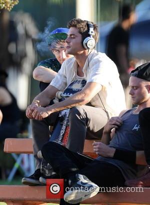 Zac Efron, Jonny Weston and Alex Shaffer - Actor Zac Efron filming a scene for his new movie 'We Are...
