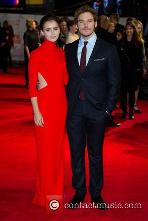 Lily Collins & Sam Claflin - World premiere of 'Love, Rosie' at Leicester Sqaure, Odeon West End - London, United...