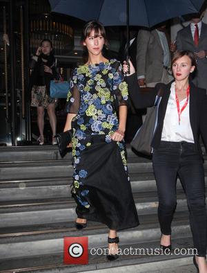 Sophie Hunter - Celebrities leaving the Corinthia hotel - London, United Kingdom - Wednesday 8th October 2014