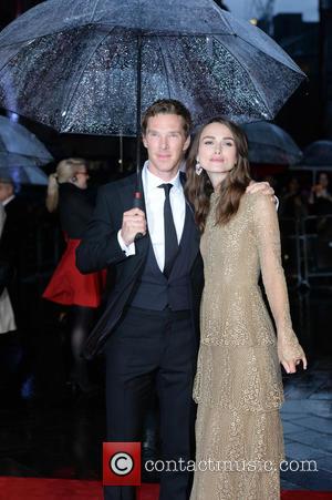Keira Knightley and Benedict Cumberbatch - Stars of the new film 'Imitation Game' attended the premiere in London, United Kingdom...