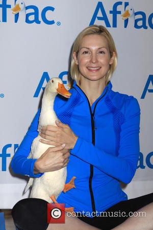 Kelly Rutherford - Yoga with the Aflec Duck - New York, New York, United States - Thursday 9th October 2014