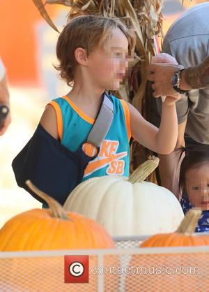Bronx Wentz - Bassist from the American rock band Fall Out Boy Pete Wentz visited Mr. Bones Pumpkin Patch with...