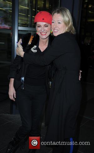 Lisa Stansfield and Elaine Constantine - Celebs at MediaCityUK - Manchester, United Kingdom - Monday 13th October 2014