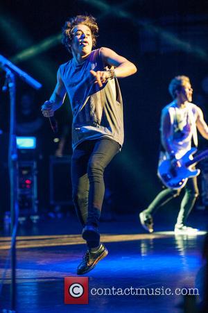 Bradley Will Simpson and Connor Ball - The Vamps performing live in concert at Eventim Apollo (Hammersmith) - London, United...