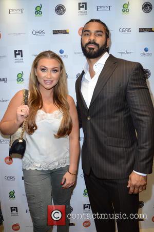 Lauren Goodger and David Haye - British heavyweight boxer David Haye along with other celebs were photographed at the PT...