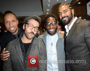 Ruben Tabares, Tinie Tempah, Jeremy Piven and David Haye