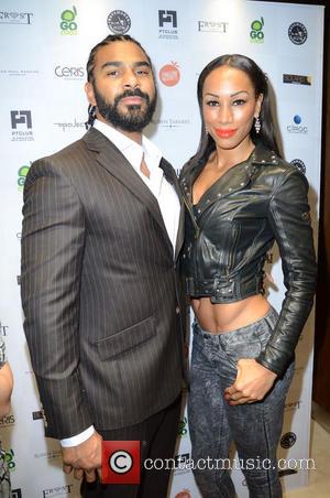 David Haye and Guest - Celebrities attend David Haye's PT Club launch party - London, United Kingdom - Tuesday 14th...