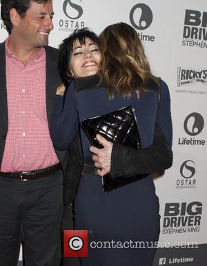 Joan Jett and Maria Bello - Photographs from the New York City Screening of Lifetime's 'Big Driver' at the Angelika...