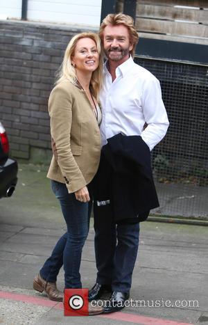 Noel Edmonds and Elizabeth Davies - Noel Edmonds and his wife, Elizabeth Davies outside the ITV studios - London, United...